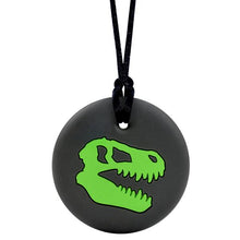 Load image into Gallery viewer, Munchables Dinosaur Skull Sensory Chew Necklace
