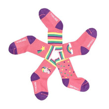 Load image into Gallery viewer, Friday Sock Co. - Baby Unicorn &amp; Rainbow Socks
